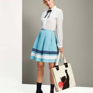 Jason Wu for Target Cream Milu Cat Print Tote Handbag